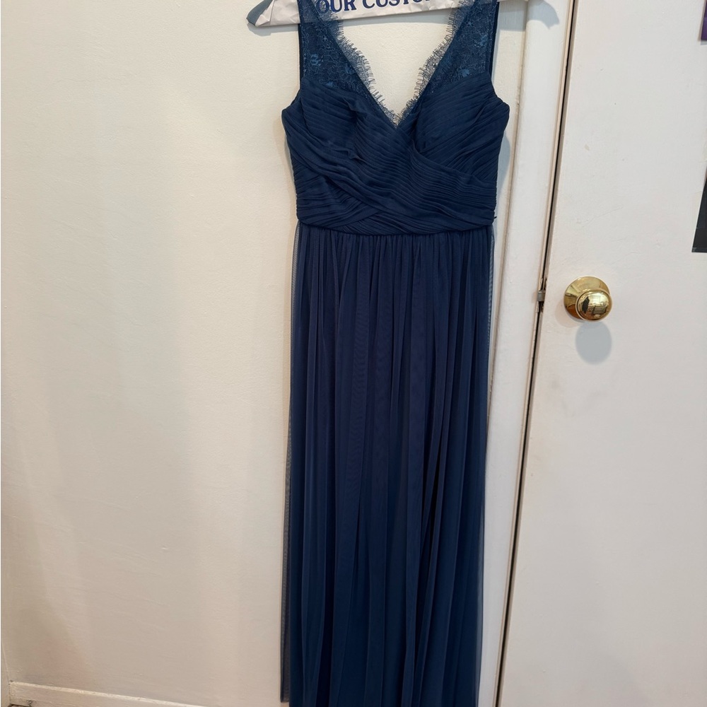 Anthropologie blue bridesmaid dress. Size 2.
